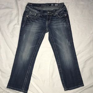 Miss Me Cropped Jean shorts